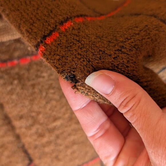Time & Tru Brown Striped Tie Cardigan Size Medium - Picture 4 of 4
